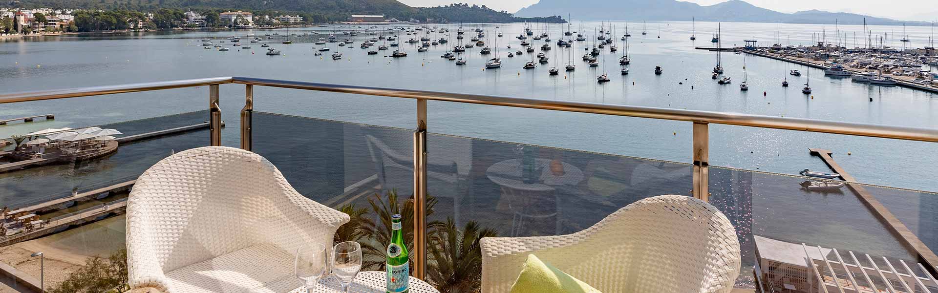 Balkon mit Meerblick hotel miramar mallorca